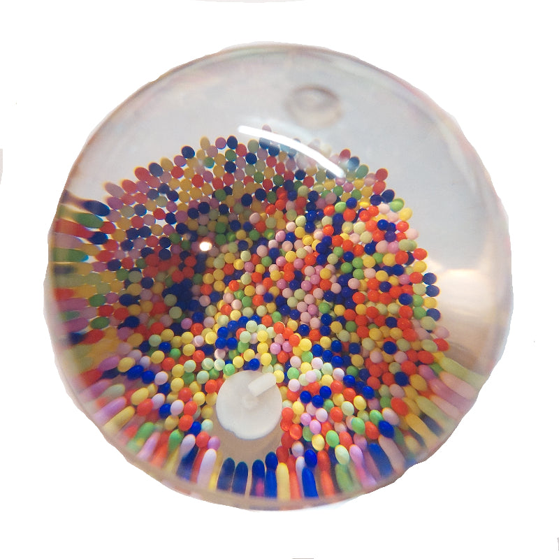 reuze waterbal met kogeltjes, sensoriek speelmateriaal