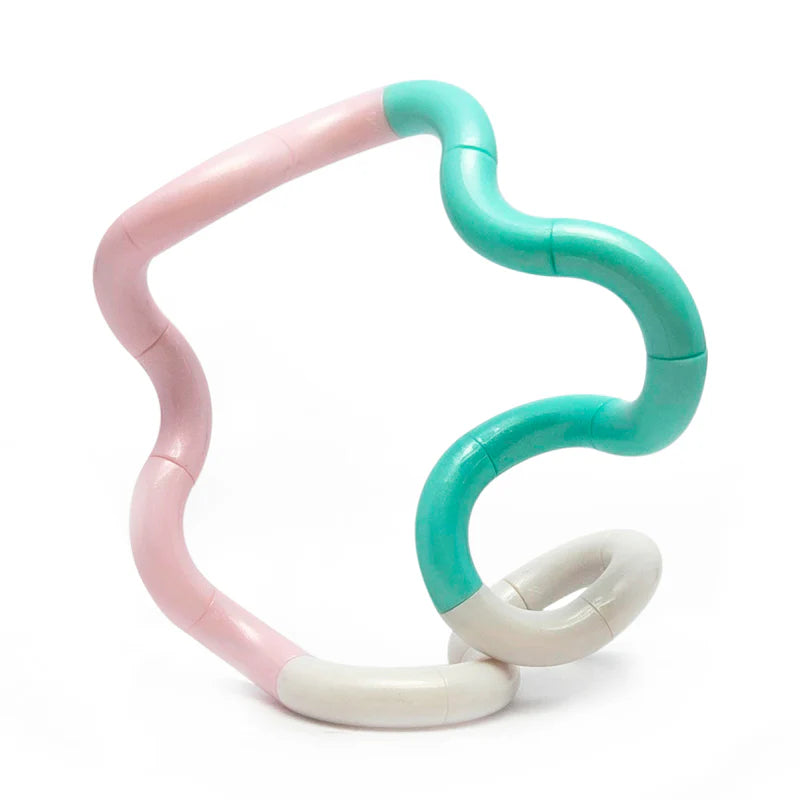 Tangle clouds mint roze beige