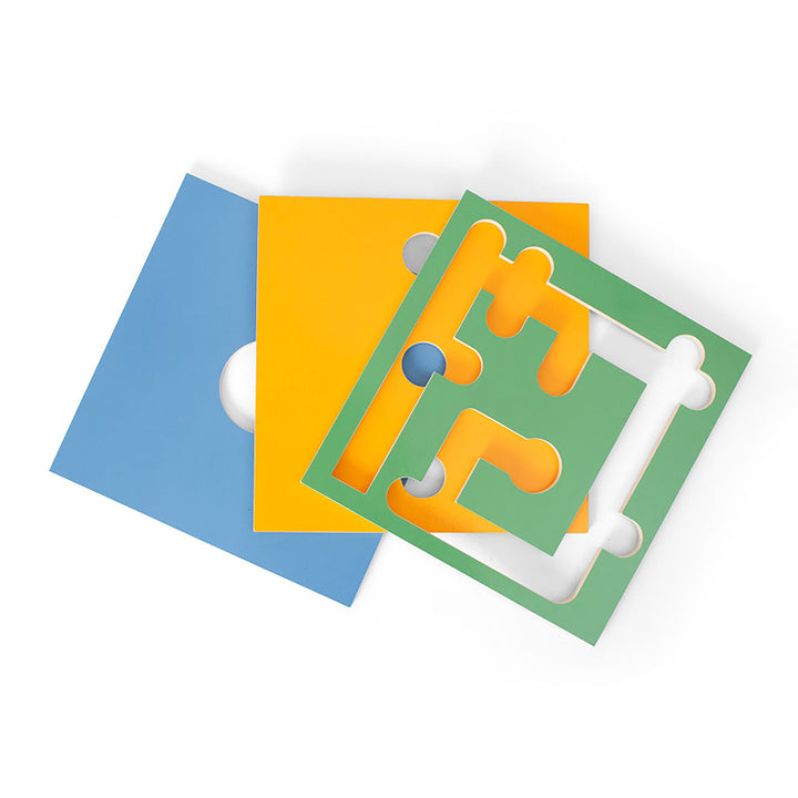 3 platen van het actief coordiantie spel van bs toys, motoriekspeelgoed