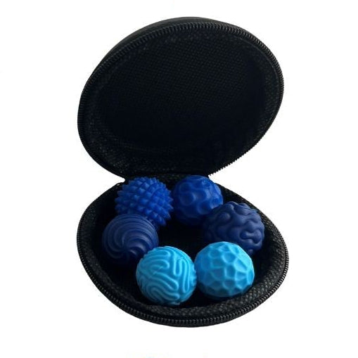 fidgnetic sensoriek magneet ballen blauw