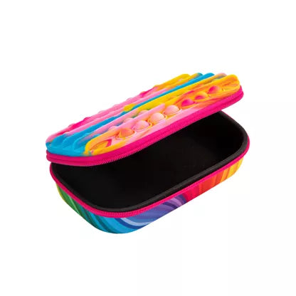 ZIPIT POP Pencil Box for Kids, Silicon Sensory Push It Case