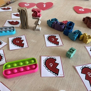 pop it telraam 10 in gebruik op een basisschool