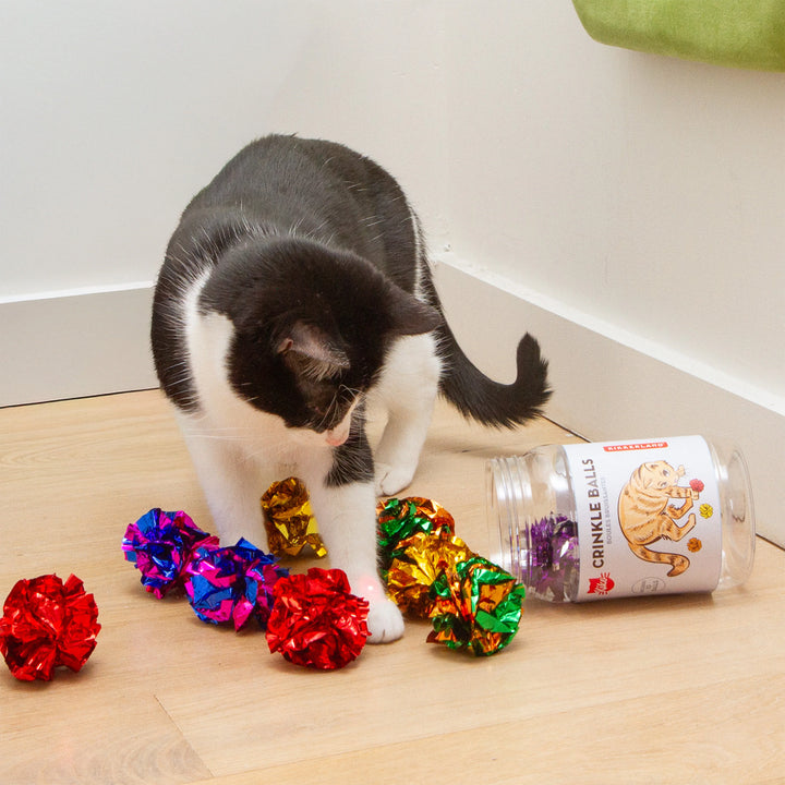 Crinkle balls