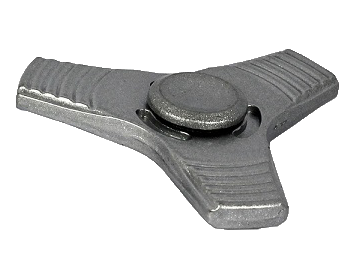 aluminium fidget spinner zilver