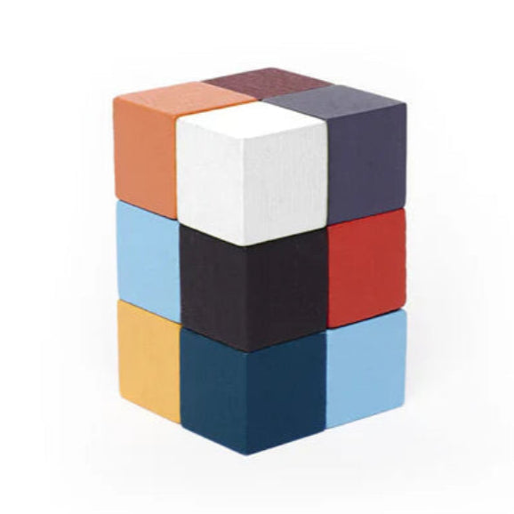 Elastiek Kubus 3D puzzel van kikkerland, motoriekspeelgoed, fijne motoriek