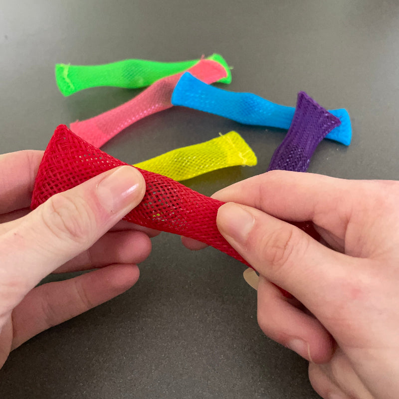 set van 6 fidget monkey boink, stille fidget, motoriekspeelgoed