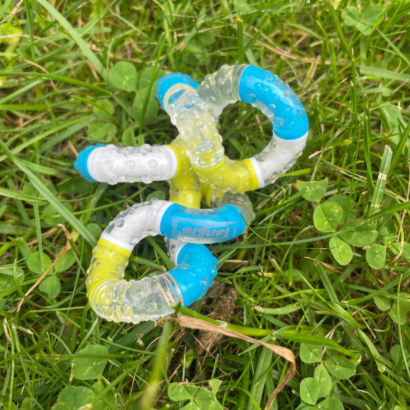 Therapytangle blauw geel