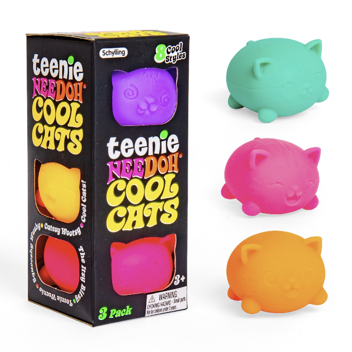 verpakking van schlylling, needoh, teenie needoh cool cats