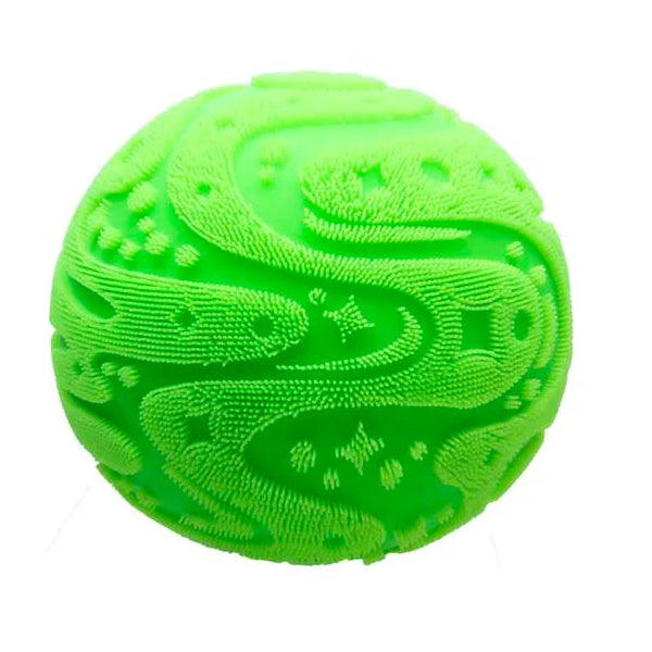 groene super fuzz ball van needoh, antistressball