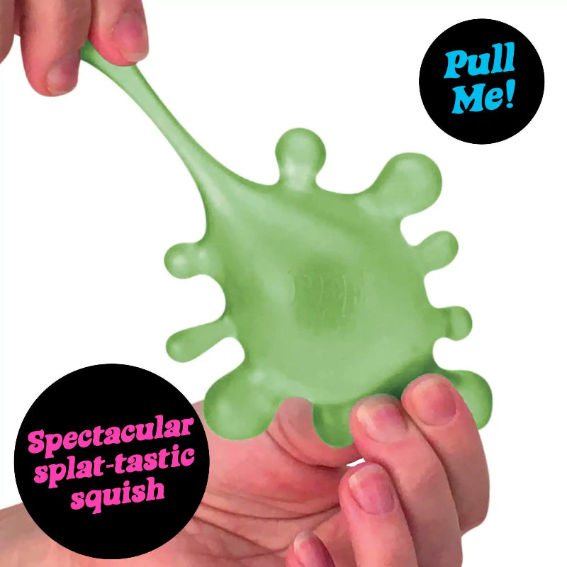 spectacular splat tastic squish van needoh, handen trekken aan deze fidget