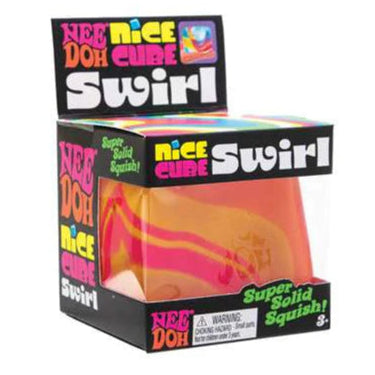 Nice Cube Swirl Needoh, vierkante antistressbal, fidget