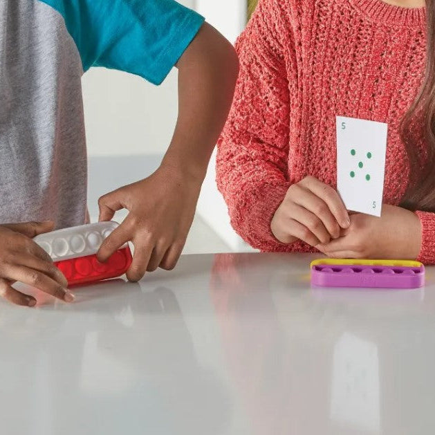 ten frame sensory bubble poppers, learning resources,motoriekspeelgoed van Toys42hands