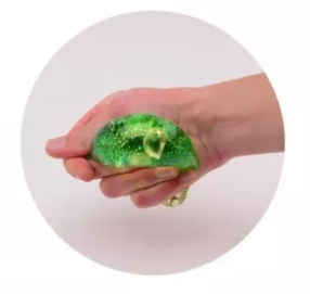 Slow rise glitter cube