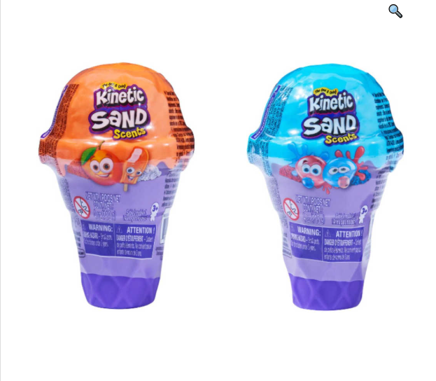 Kinetic scented sand ice