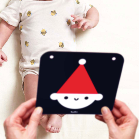 zwart wit kaart, contrast speelgoed voor babys