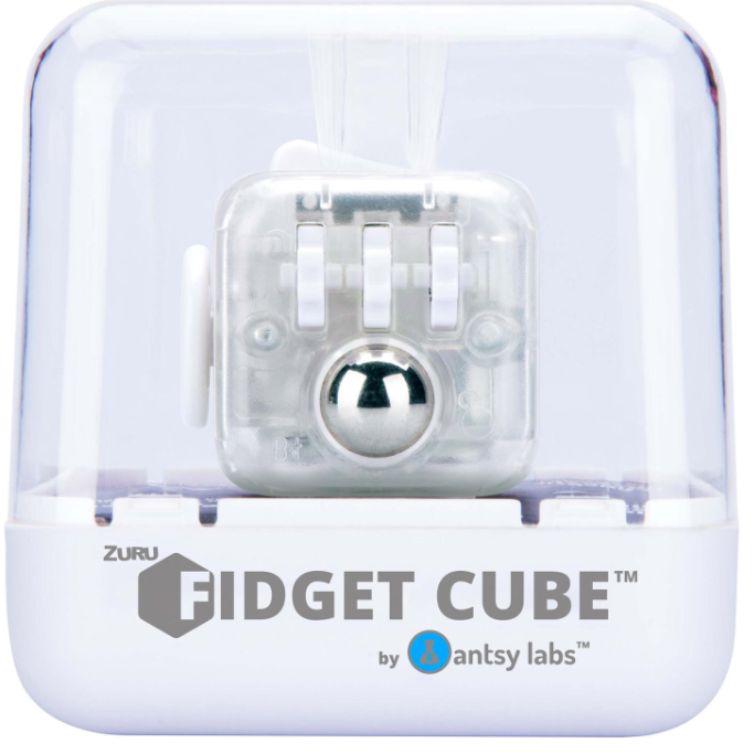 zuru fidget cube by antsy labs, wit, weiss