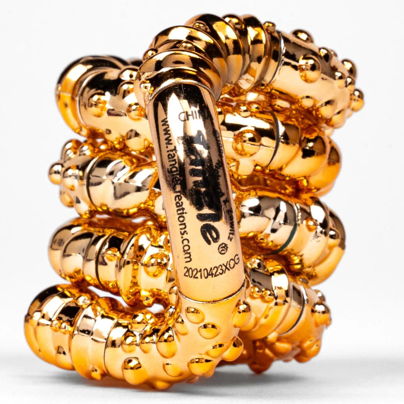 Tangle® Jr. Textured Metallic, structuur tangle goud