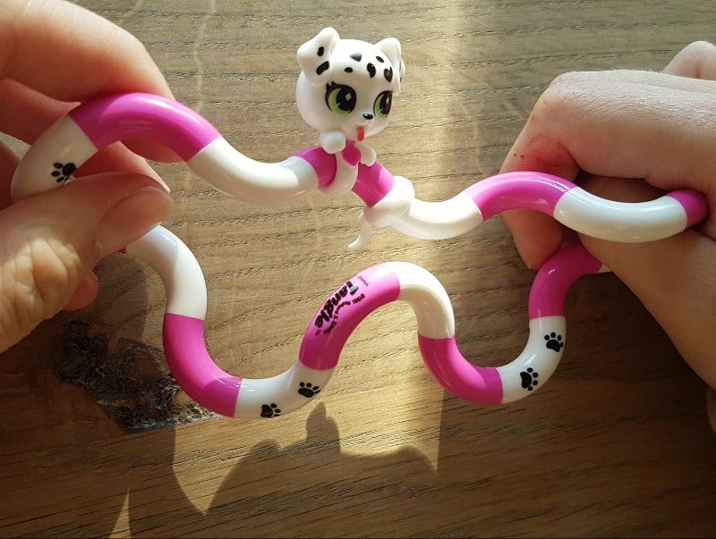 Tangle pootjes puppy pet tweehandig spelen