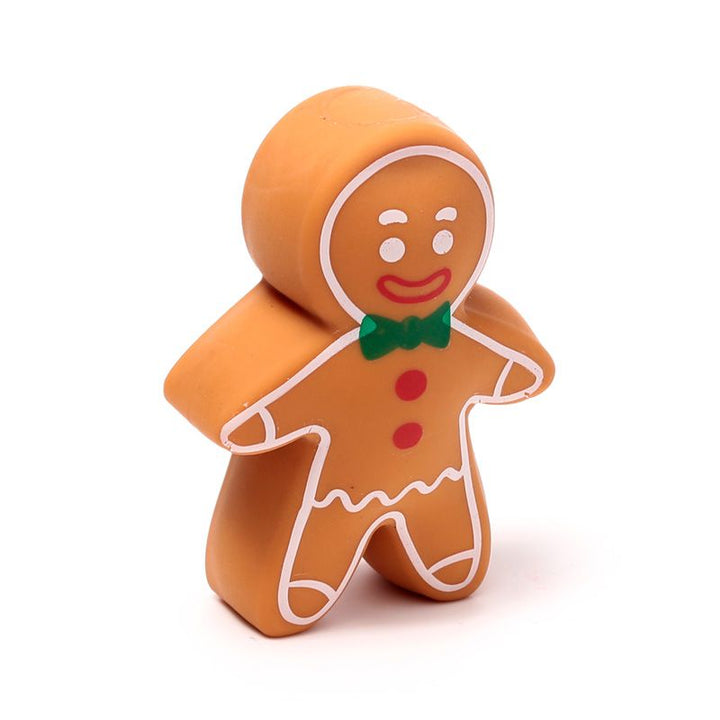 stretch ginger bread pop, fidget speelgoed, kerst fidget