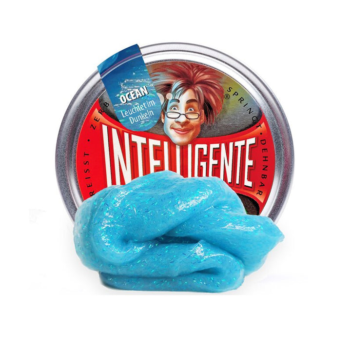 ontprikkel klei, figet klei, intelligente knete ocean blauw, motoriek klei