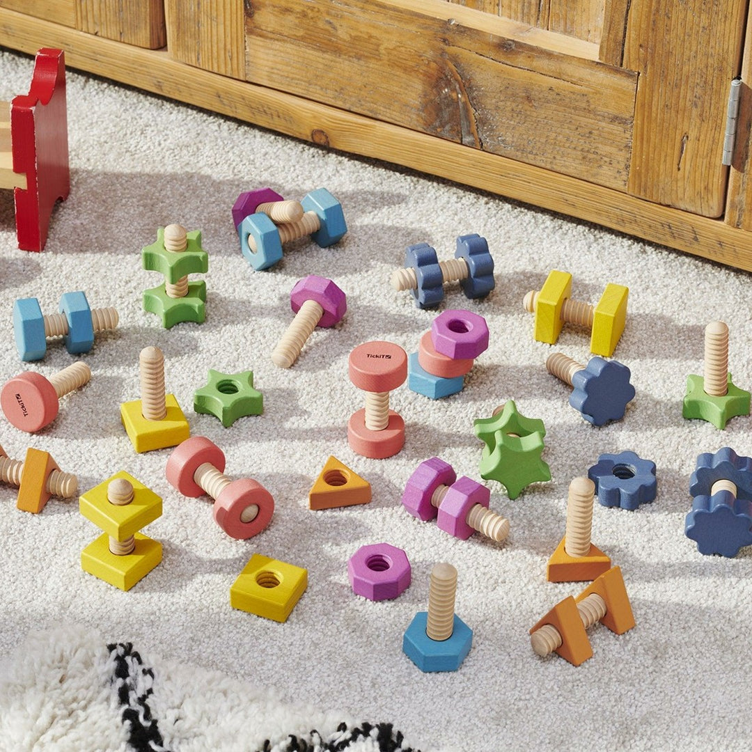 Tickit Regenboog Houten Moeren & Bouten