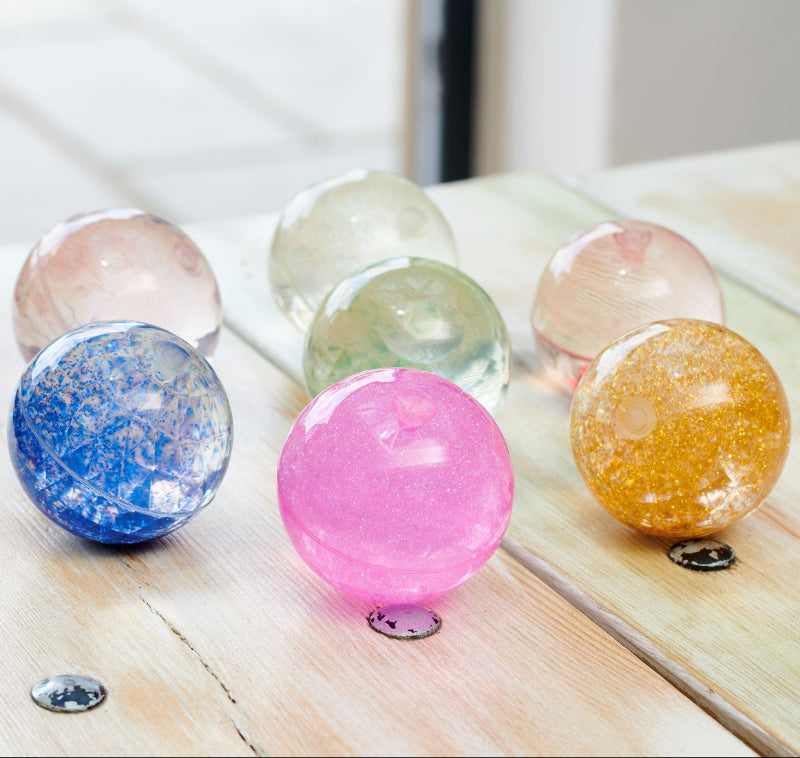 tickit waterballen set, sensoriek ballen glitterballen