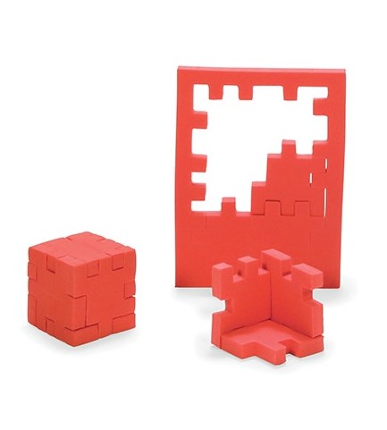 happy cube schaumgummi puzzel mit 6 stücken für 2d und 3d puzzeln