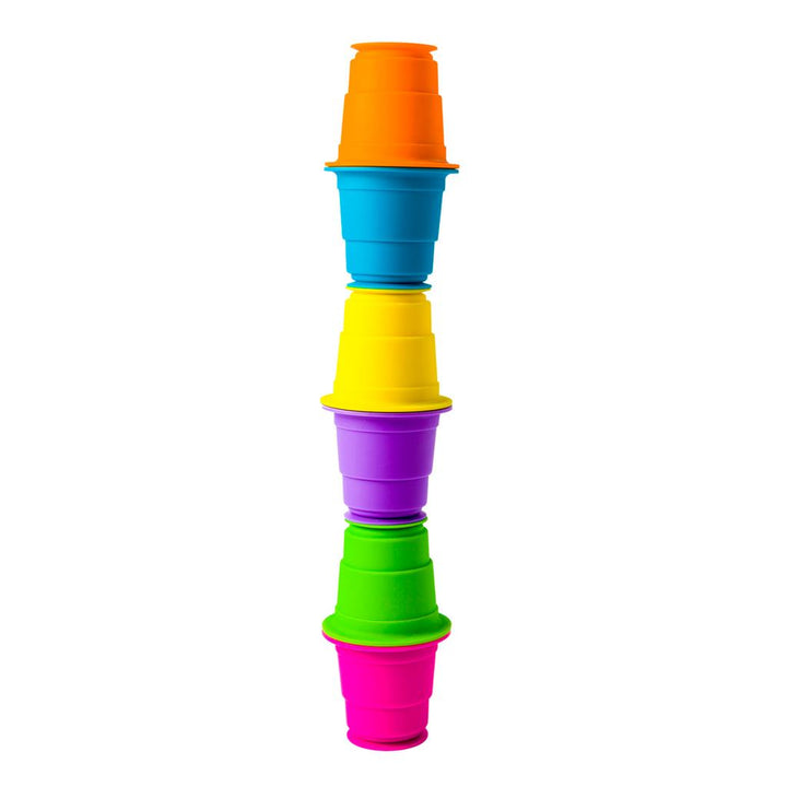 Fat Brain Toys Zuignap bekertjes badspeelgoed, toren bouwen