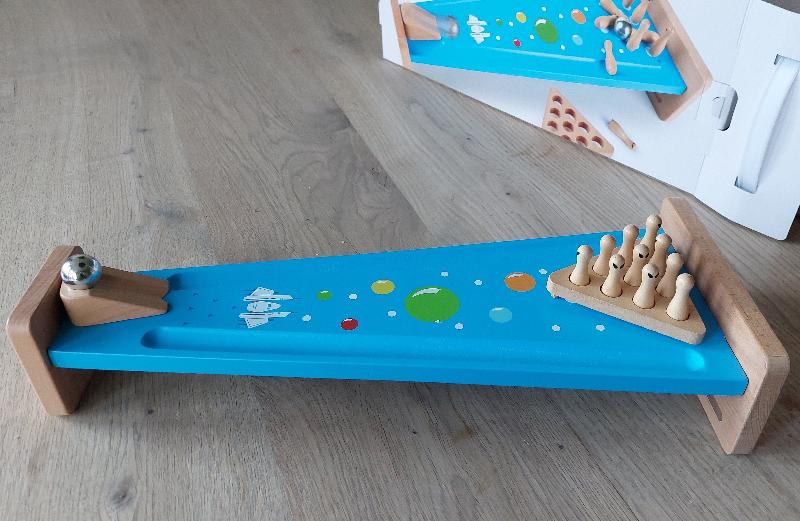 Toys42Hands Trekbiljart en bowling, 2 in 1