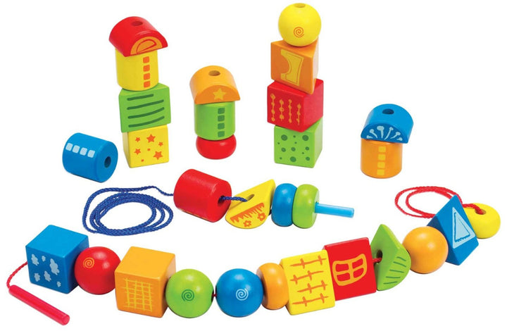 hape String along shapes - vormkralen