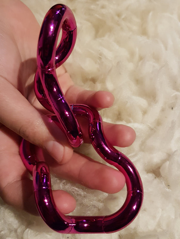 Tangle Metallic tangle roze
