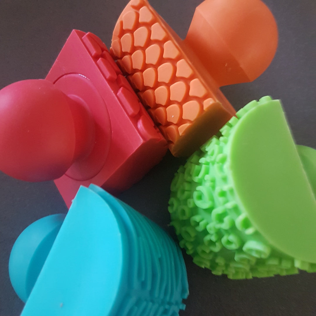 Toys42Hands Dieren structuurstempel 4stuks