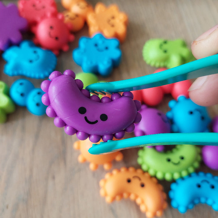 Learning Resources Silly science pincettenspel, voorbeeld pincet greep, fijne motoriek