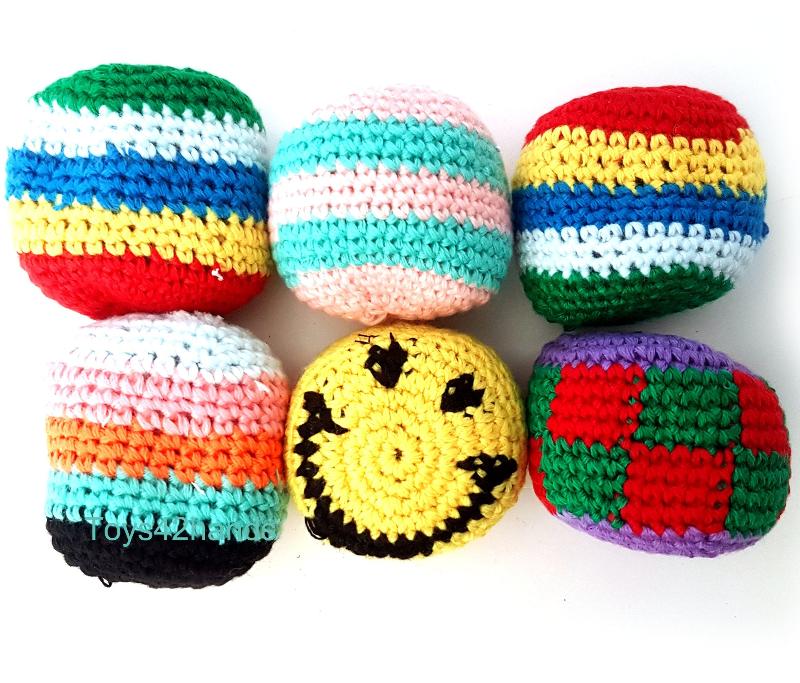 Toys42Hands Footbags 6 stuks