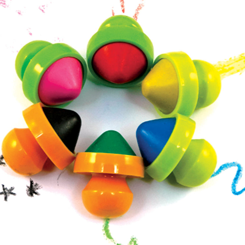 Toys42Hands Ergogrip waskrijtjes 6 stuks