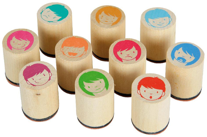 JToys Mini emotiestempels 10 stuks