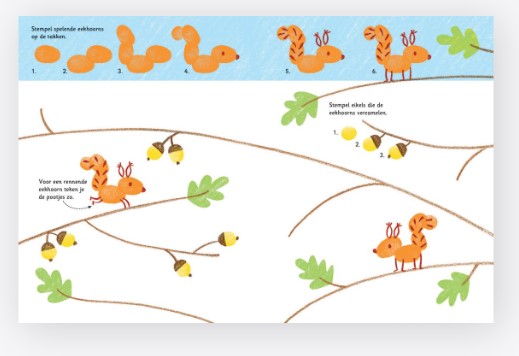 Toys42Hands Stempelen met je vingers - Tuin