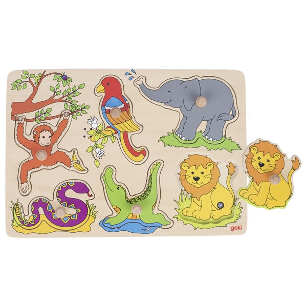 goki Geluidenpuzzel dierentuin