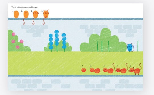 Toys42Hands Stempelen met je vingers - Tuin