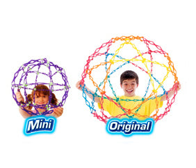 Toys42Hands Hoberman sphere rainbow reuze