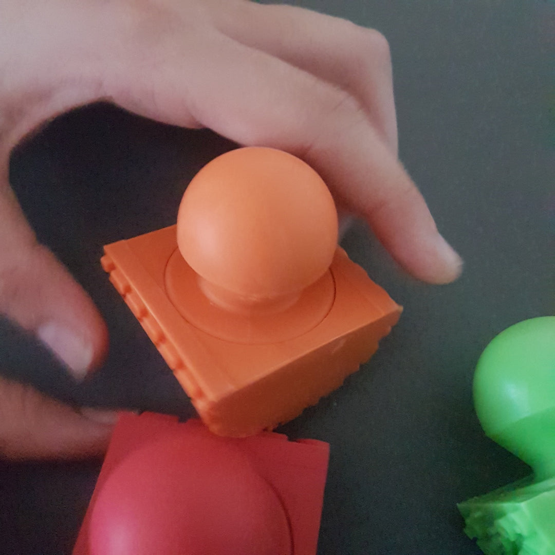 Toys42Hands Dieren structuurstempel 4stuks