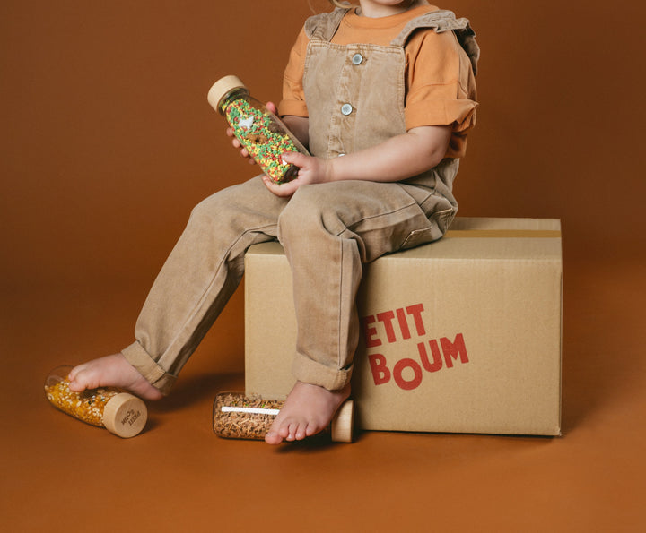 Petit Boum Sensorische spy fles huisdieren