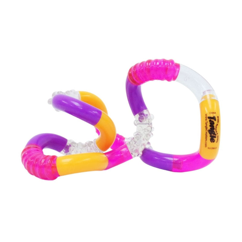 Tangle Tangle structuur oranje-roze-paars