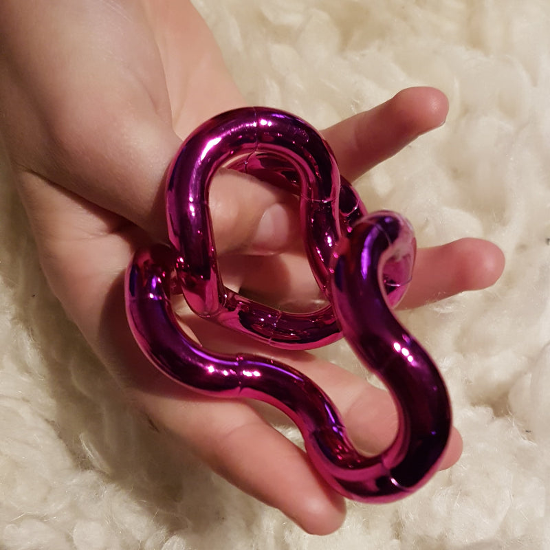 Tangle Metallic tangle roze