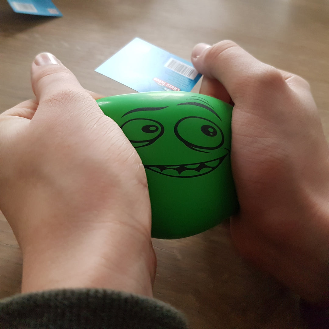 Toys42Hands Stressbal met bioklei kale knikker