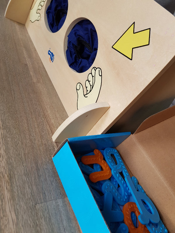 Legler Voelmuurtje, sensoriek materiaal