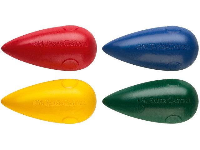 Faber Castell Waskrijt druppel 4 stuks