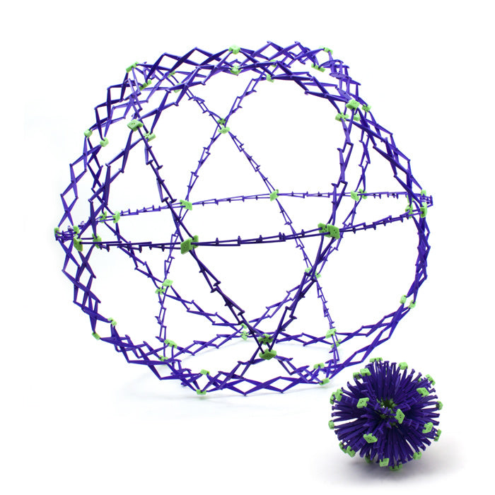 Toys42Hands Hoberman sphere glow reuze