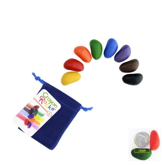 Toys42Hands Crayon rocks 8 stuks blue velvet