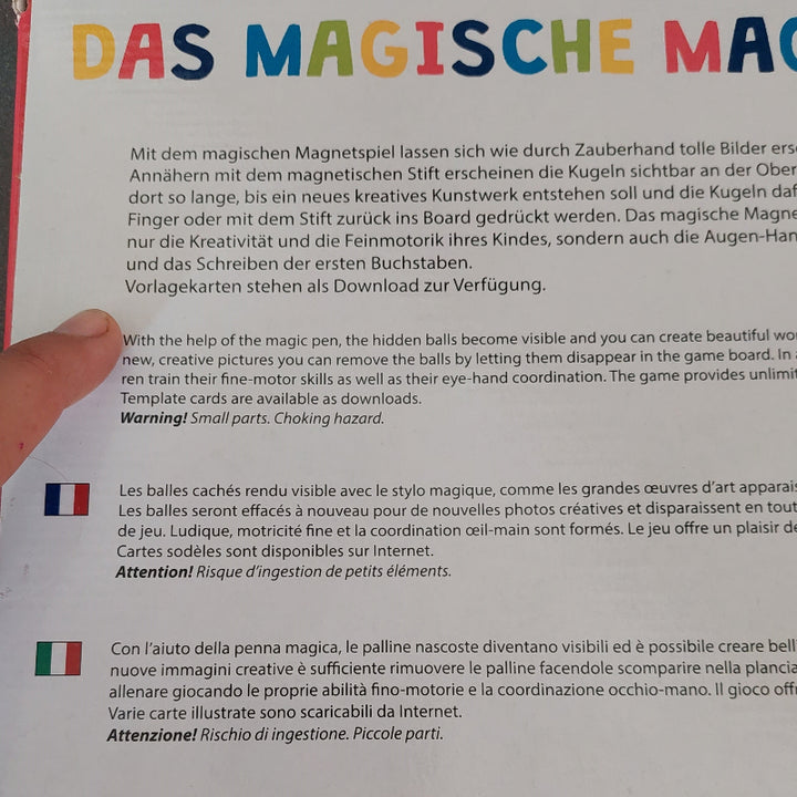 beleduc Magpad magisch magneettekenen L